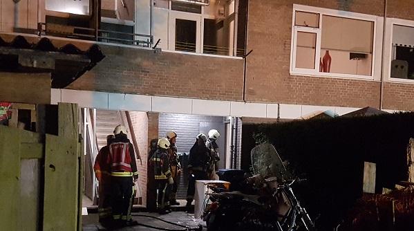 Woningbrand aan de Gouwe in Assen