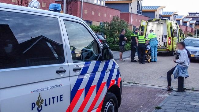 Vallende fietsers door... paaltje in het fietspad