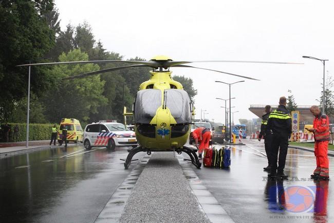 Traumaheli verleend assistentie op Overcingellaan in Assen