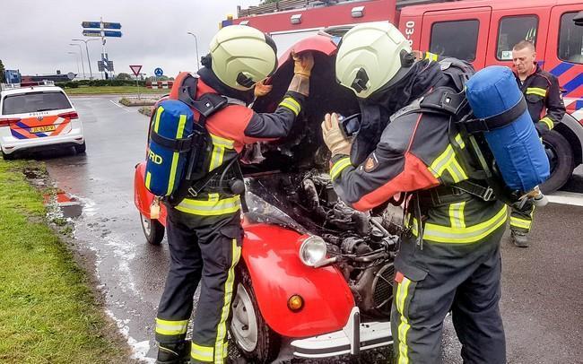 Lelijke eend beschadigd door brand in Tynaarlo