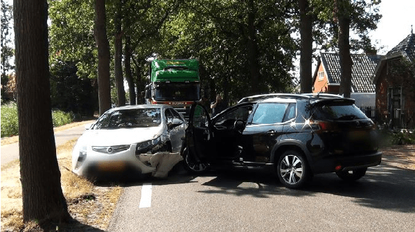 Aanrijding door onwelwording in Niebert