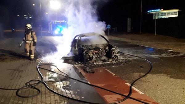 Auto brand uit in Tynaarlo