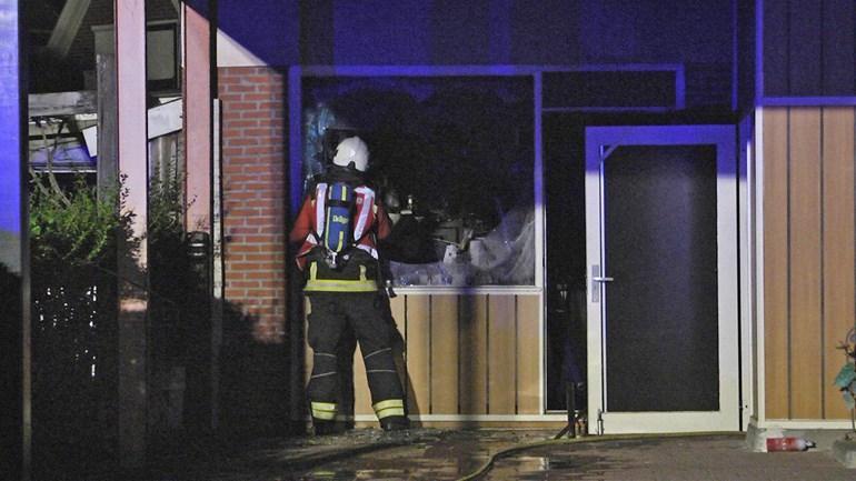 werkplaats uitgebrand in Emmen