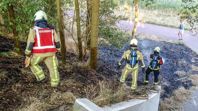 Natuurbrand bij Baggelhuizerplas