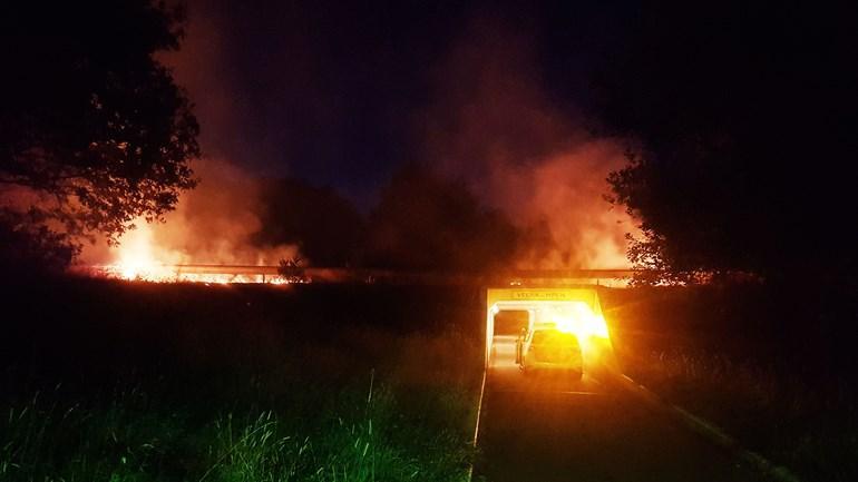 Brandweer Assen en Smilde druk met branden