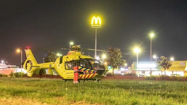 traumahelikopter bij Macdonalds in Assen (video Update)