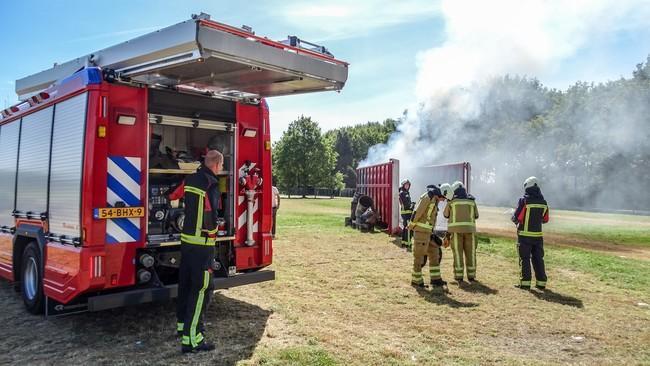 Opnieuw brand in container van TT-camping