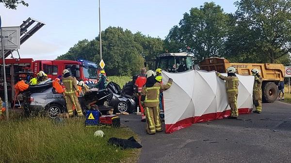 Ernstig ongeluk met trekker in Veeningen