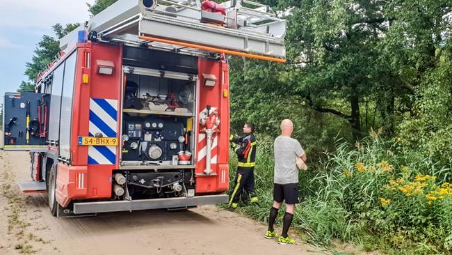 Buitenbrand op Kanaaldijk Assen