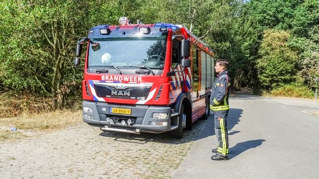 Brandweer blust brandje bij Baggelhuizerplas