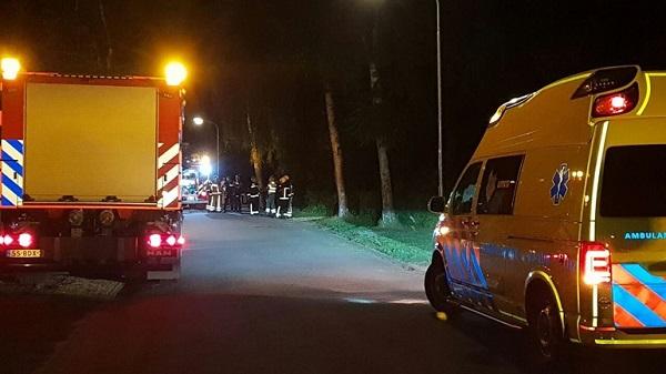 Brand in schuurtje, bewoner sluit zichzelf op en wordt aangehouden