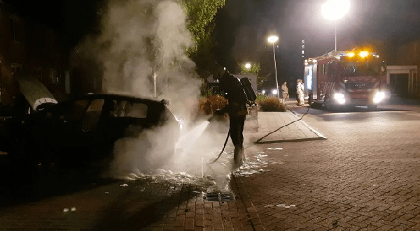 Auto uitgebrand in Beilen