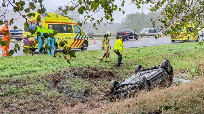 Gewonden bij ernstig ongeval op A28 bij Assen (foto update)