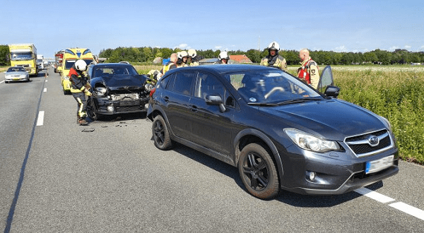 Wederom ongeval op A37; Vier gewonden