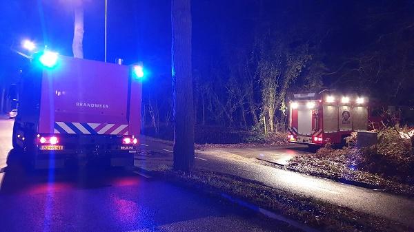 Rook van palletkachel laat brandweer uitrukken