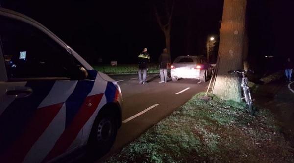 Fietser gewond na aanrijding met auto