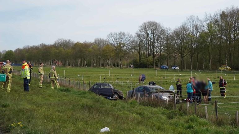 Traumahelikopter ingezet voor ongeval op A37 (video)