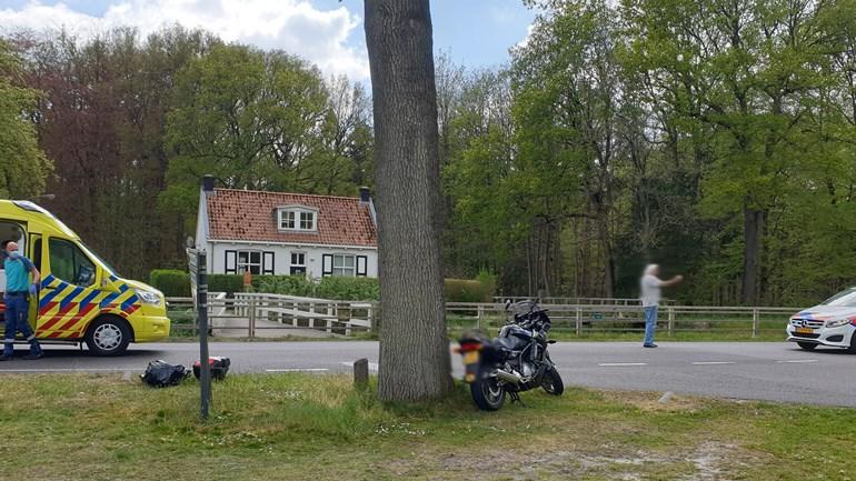 Motorrijder gewond bij aanrijding in Veenhuizen