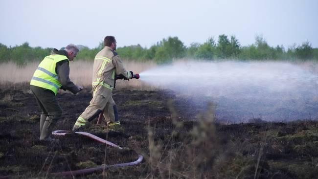 Flinke natuurbrand in Zwartemeer (Video)