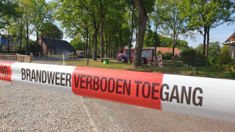 Groot gaslek op brink in Gasteren (video)