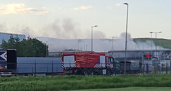 Ontploffing in machine oorzaak van grote brand bij Attero