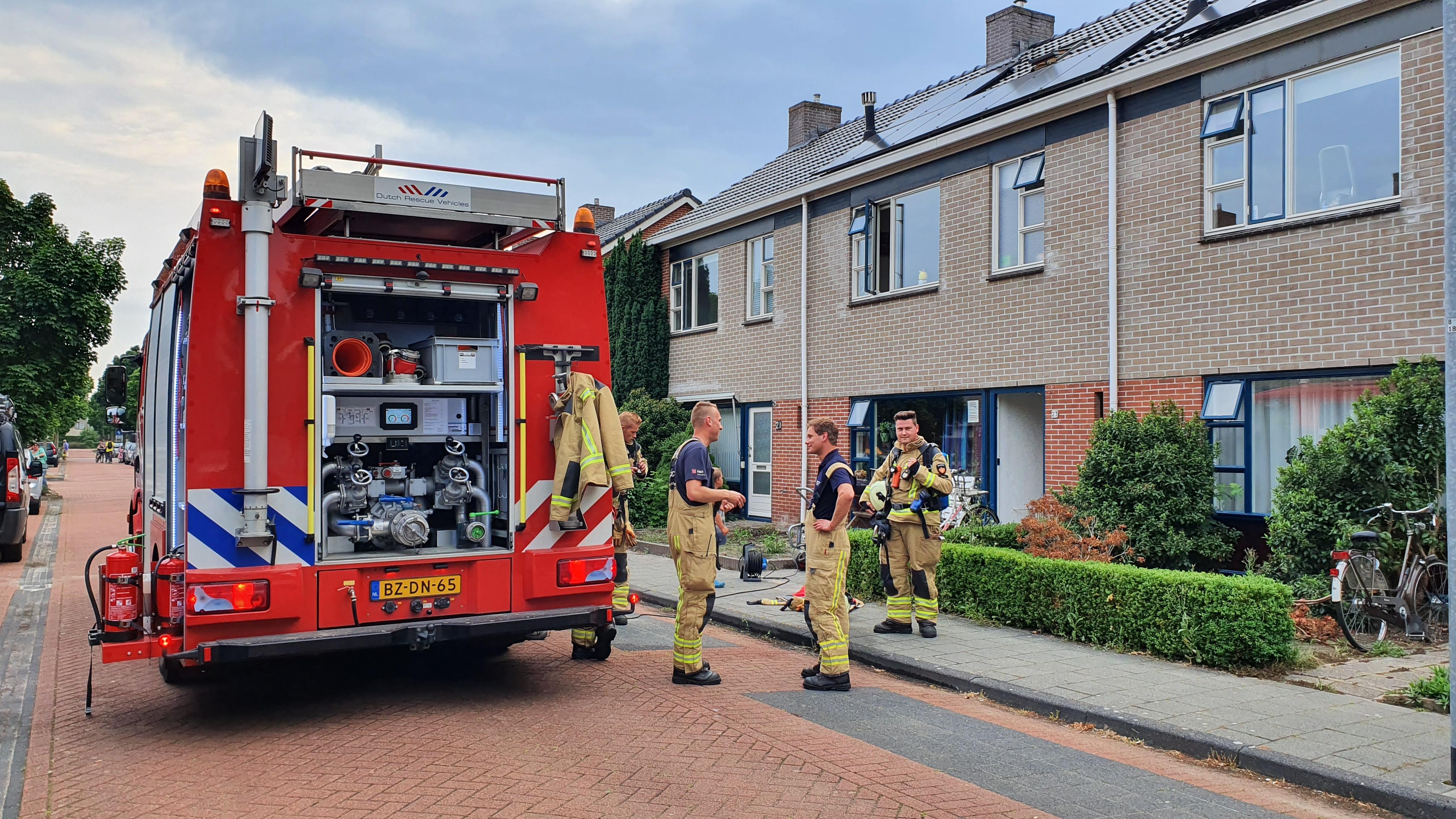 Brandweer Beilen heeft woningbrand snel onder controle