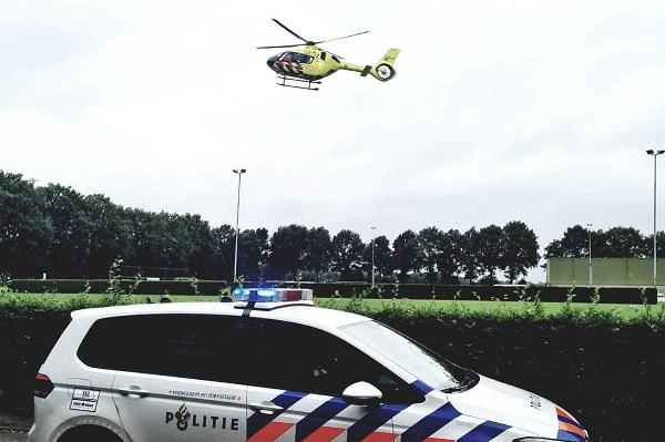 Traumahelikopter en politie ingezet voor ondersteuning ambulance