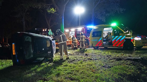 Traumahelikopter opgeroepen voor ongeval met meerdere gewonden (video)