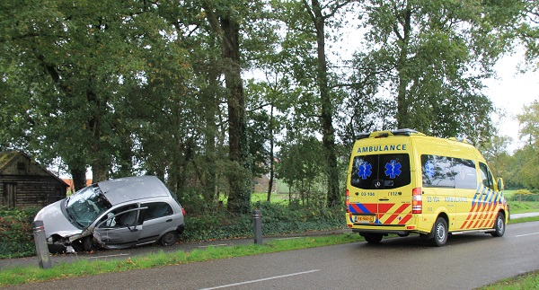 Vrouw gewond bij ongeval tussen Smilde en Hooghalen