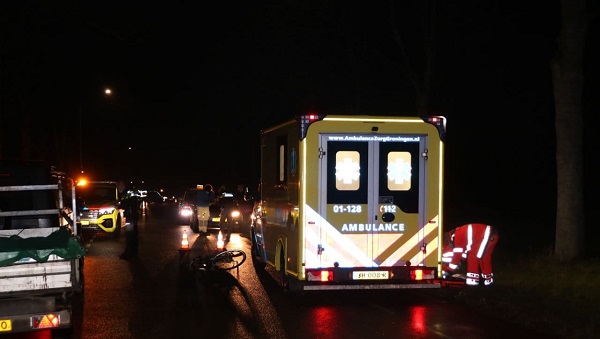 Traumateam ingezet voor ongeval met ernstig gewonde fietser (video)