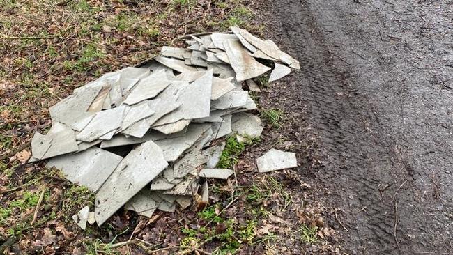 Politie zoekt getuigen van asbest dumpingen