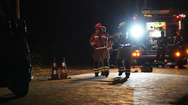 Brandweer voor tweede keer in dag tijd naar gaslek (video)