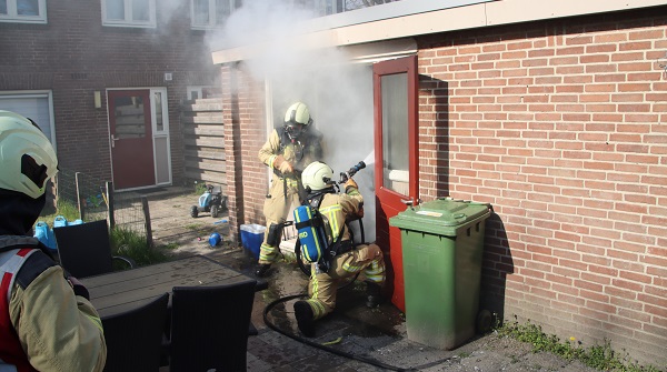 Vuurton zorgt voor brand in schuurtje 