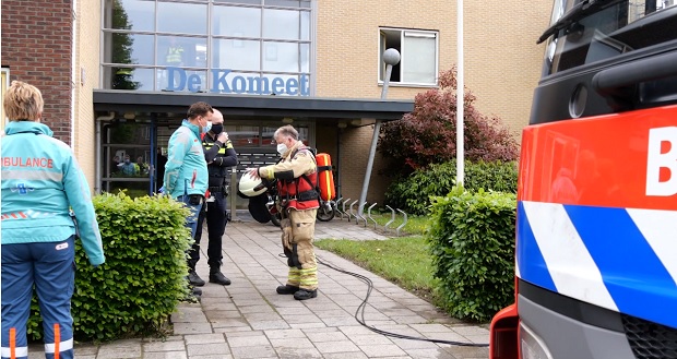 Rookontwikkeling in zorgcentrum zorgt voor inzet hulpdiensten (Video)