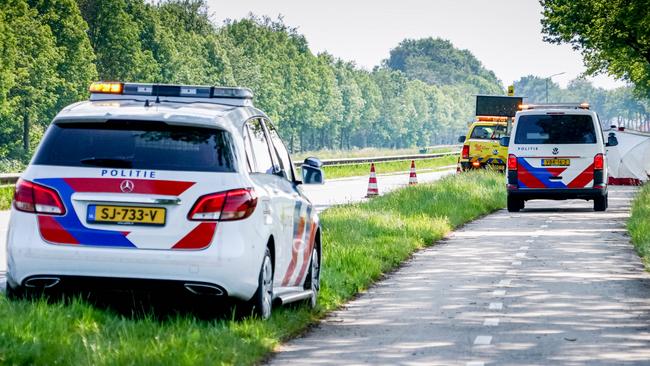 Ernstig ongeval met scootmobiel langs N371