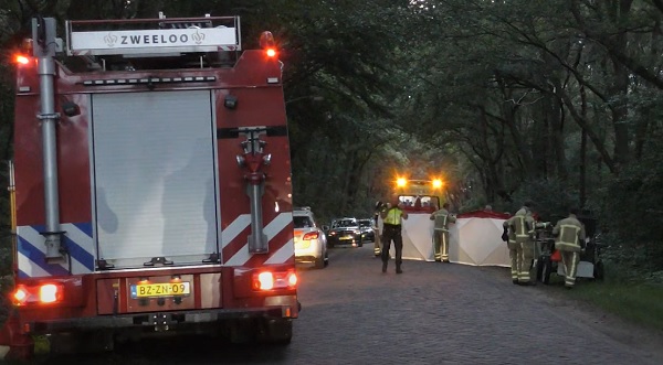 Paard met menwagen slaat op hol na schrikken van trekker; vier gewonden (video)