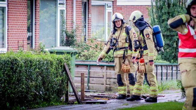 Woningen ontruimd door gaslek in voortuin van woning (Video)