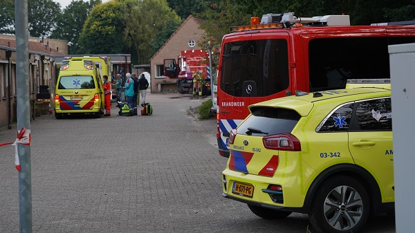 Traumahelikopter ingezet voor ernstig gewonde bij brand in zorgcentrum (video)