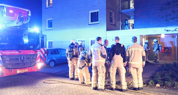 Grote brandweerinzet voor brand in woonzorgflat (video)