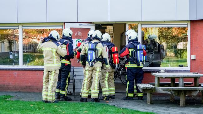 Afzuiginstallatie van machine op GGZ-terrein in de brand