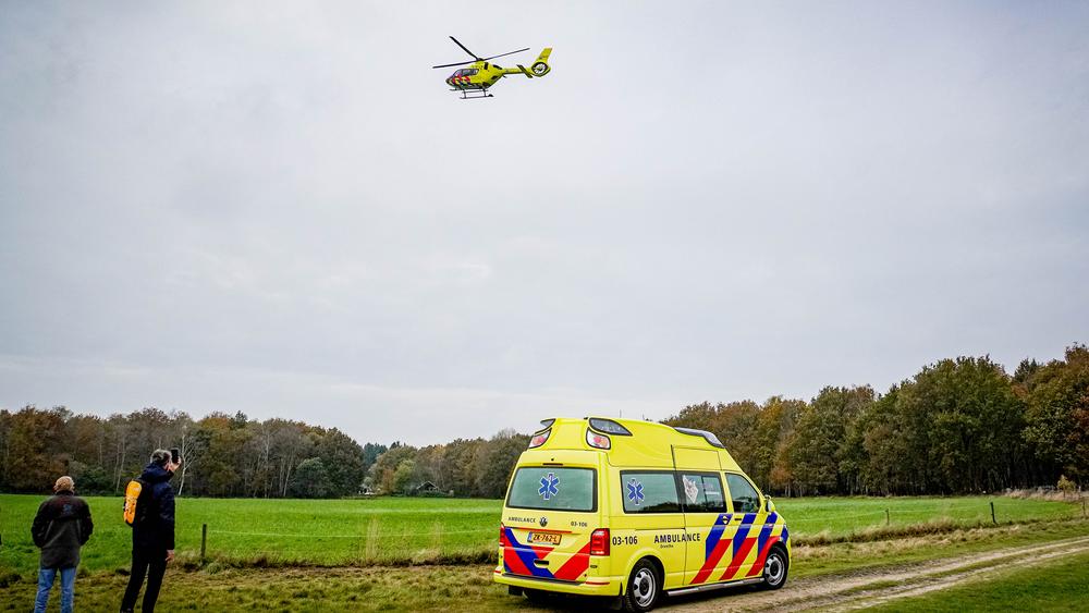 Traumahelikopter ingezet voor assistentie ambulance Oude Molen