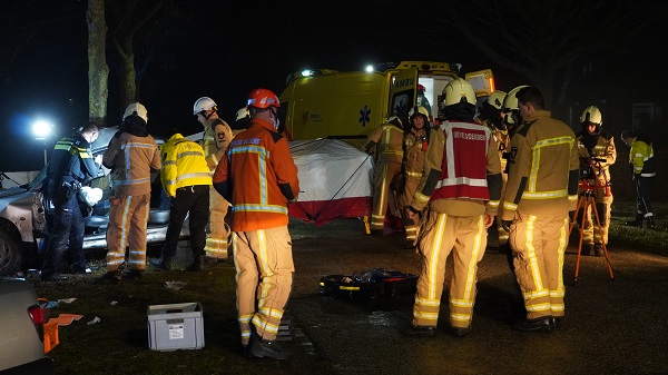 Veel hulpdiensten opgeroepen voor ongeval met ernstig gewonde (video)