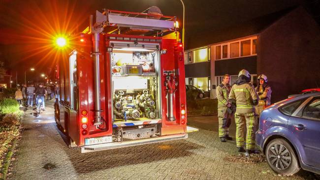 Woning in Klazienaveen vol rook door brand