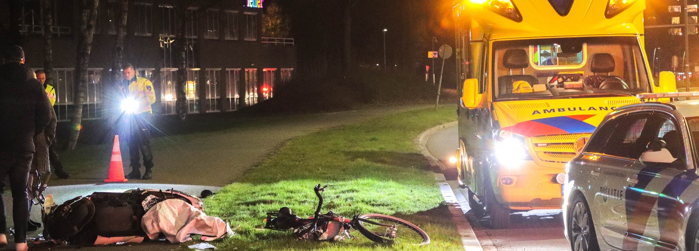 Twee gewonden na ongeval tussen scooter en fiets