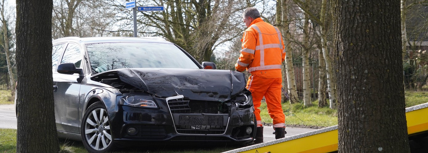 Overstekende eekhoorn zorgt voor ongeval met veel schade (video)