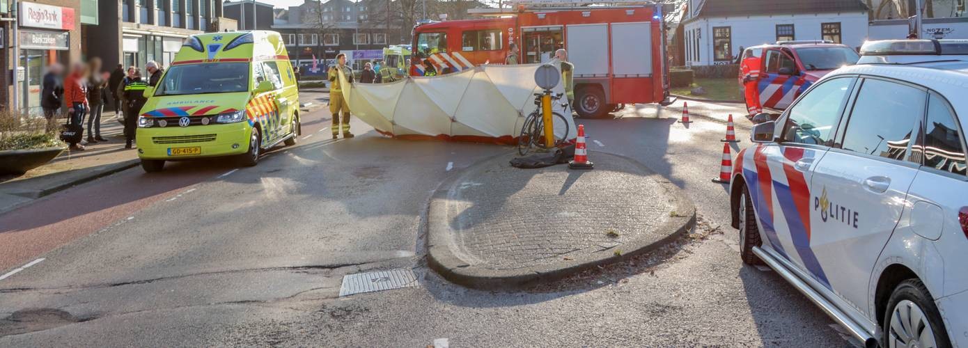 Traumahelikopter ingezet voor ongeval tussen motor en scootmobiel (video)