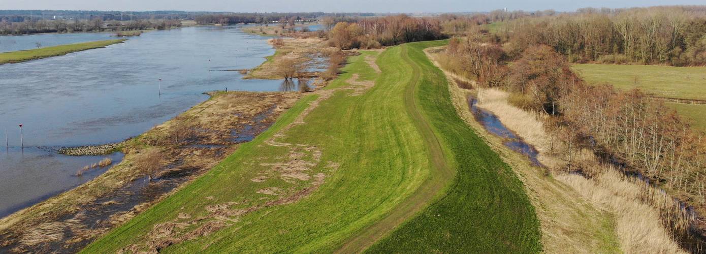 Door de vele regen en de zachte winter start waterschap eerder met dijkinspectie