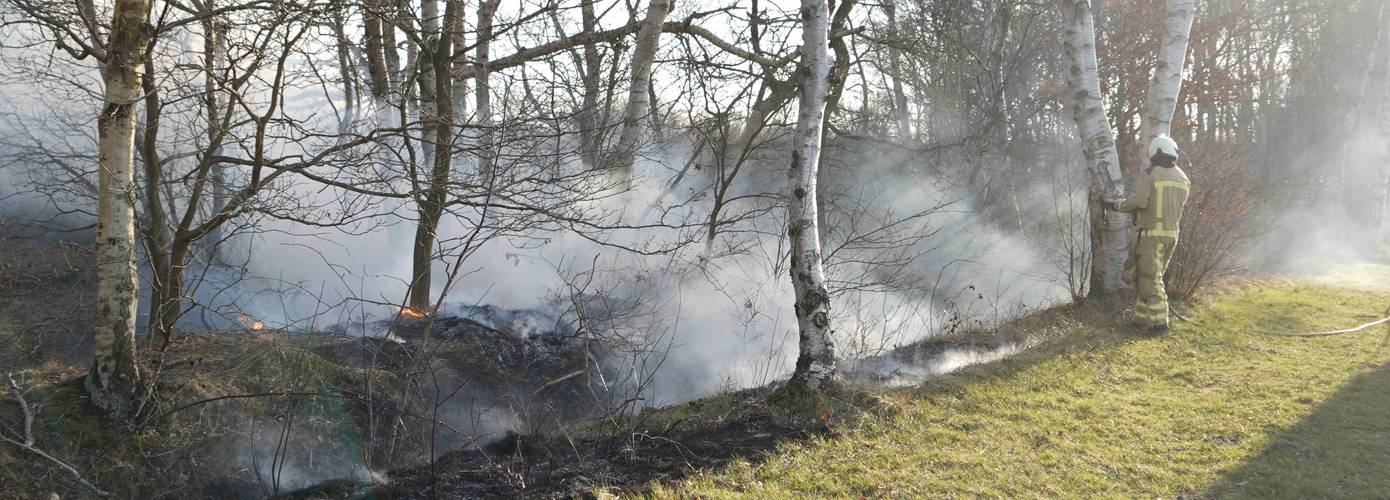 Brandweer voorkomt natuurbrand op Balloerveld door snelle blusactie