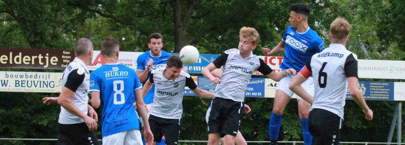 Hoogeveen Zaterdag geeft 1-3 voorsprong weg in blessuretijd (video)