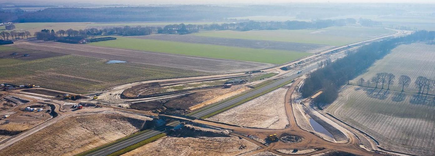 Komend weekend N34 dicht tussen Exloo en Emmen-Noord